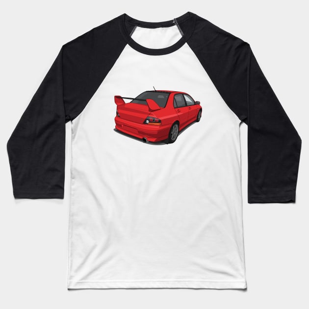 Evo 8 Baseball T-Shirt by ArtyMotive